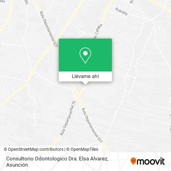 Mapa de Consultorio Odontologico Dra. Elsa Alvarez