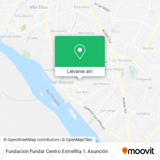 Mapa de Fundacion Fundar Centro Estrellita 1