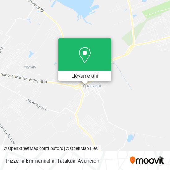 Mapa de Pizzeria Emmanuel al Tatakua