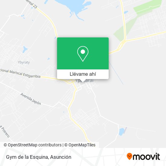 Mapa de Gym de la Esquina