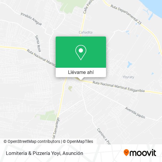 Mapa de Lomiteria & Pizzería Yoyi