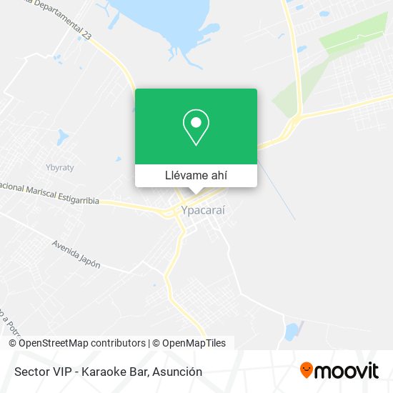 Mapa de Sector VIP - Karaoke Bar