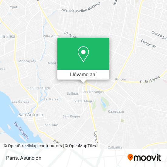 Mapa de Paris