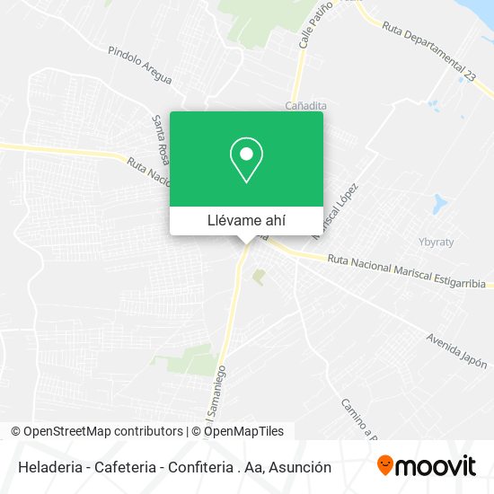 Mapa de Heladeria - Cafeteria - Confiteria . Aa
