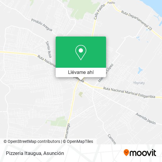 Mapa de Pizzeria Itaugua