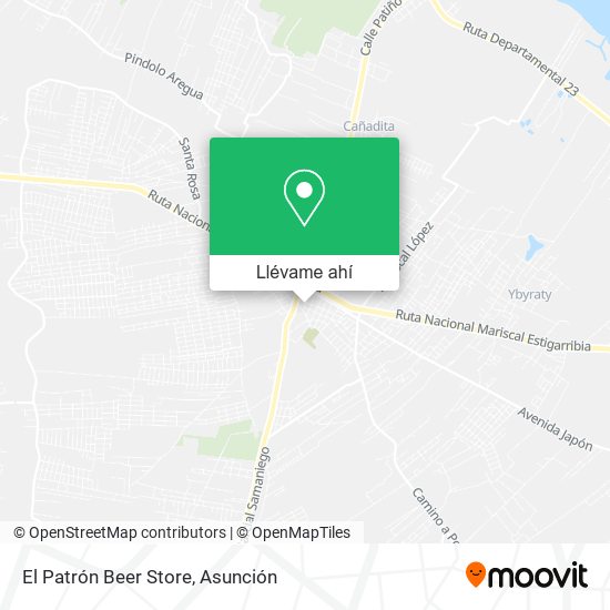 Mapa de El Patrón Beer Store