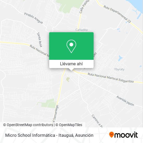 Mapa de Micro School Informática - Itauguá