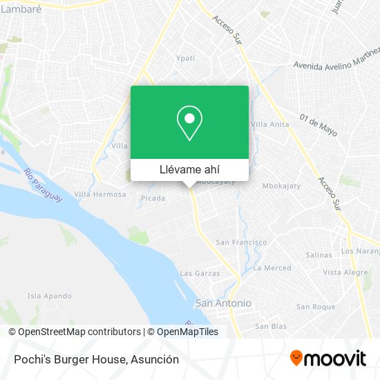 Mapa de Pochi's Burger House