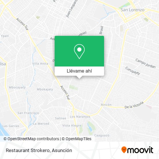 Mapa de Restaurant Strokero