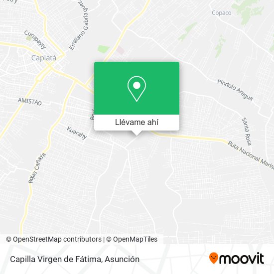 Mapa de Capilla Virgen de Fátima