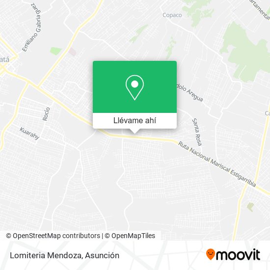 Mapa de Lomiteria Mendoza