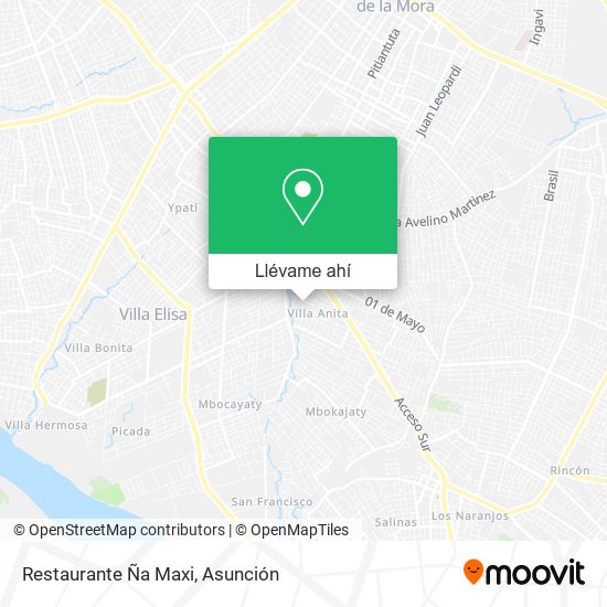 Mapa de Restaurante Ña Maxi