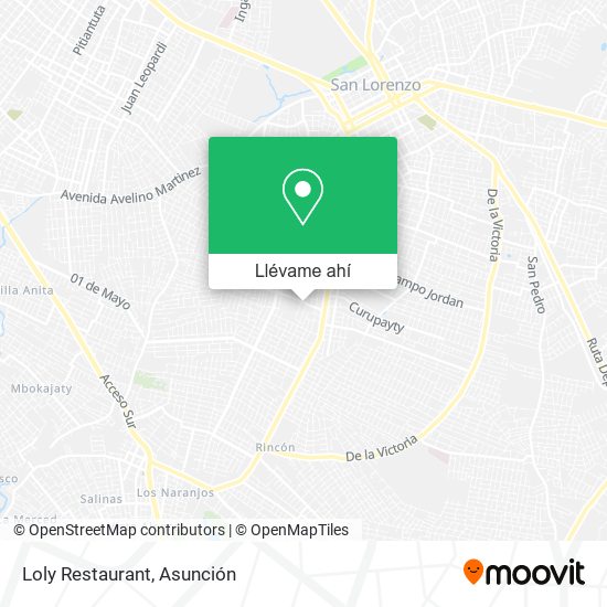 Mapa de Loly Restaurant