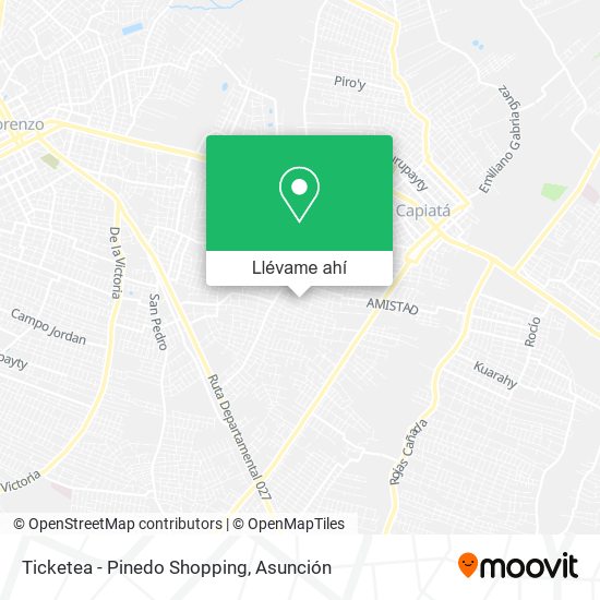 Mapa de Ticketea - Pinedo Shopping