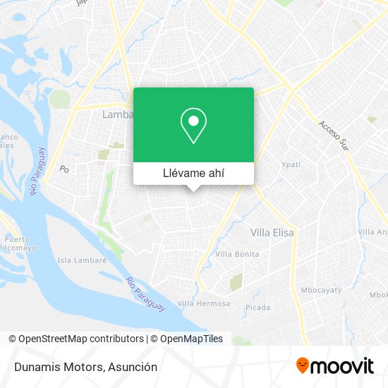 Mapa de Dunamis Motors