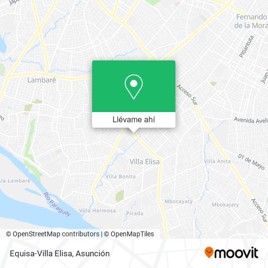 Mapa de Equisa-Villa Elisa