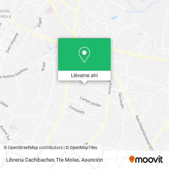 Mapa de Libreria Cachibaches Tte Molas