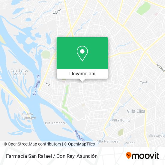 Mapa de Farmacia San Rafael / Don Rey