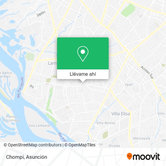 Mapa de Chompi