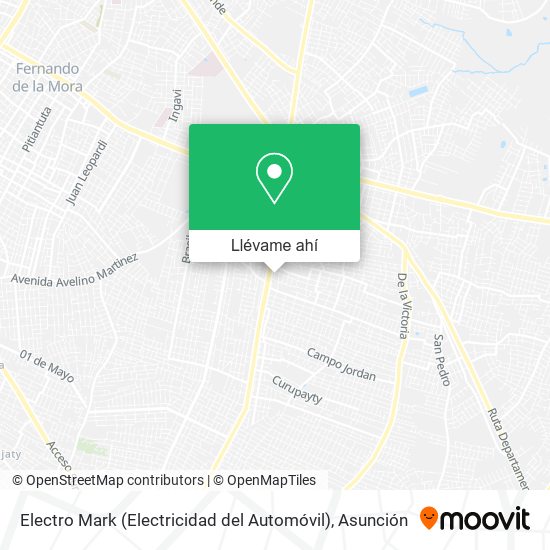 Mapa de Electro Mark (Electricidad del Automóvil)