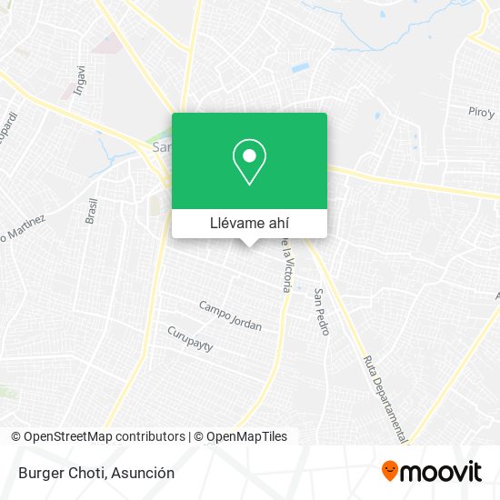 Mapa de Burger Choti