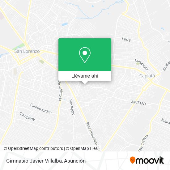 Mapa de Gimnasio Javier Villalba