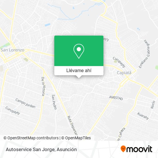 Mapa de Autoservice San Jorge