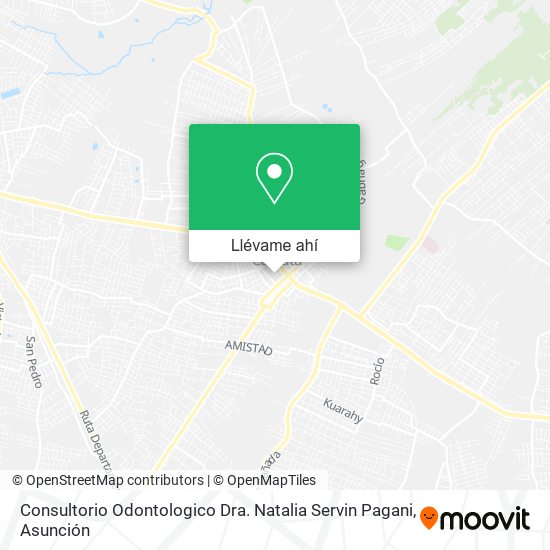 Mapa de Consultorio Odontologico Dra. Natalia Servin Pagani