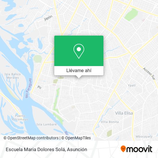 Mapa de Escuela Maria Dolores Solá