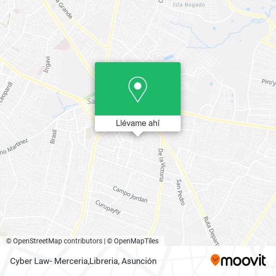 Mapa de Cyber Law- Merceria,Libreria