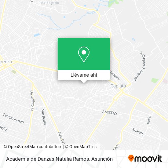 Mapa de Academia de Danzas Natalia Ramos