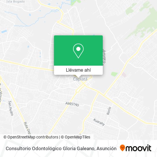 Mapa de Consultorio Odontológico Gloria Galeano