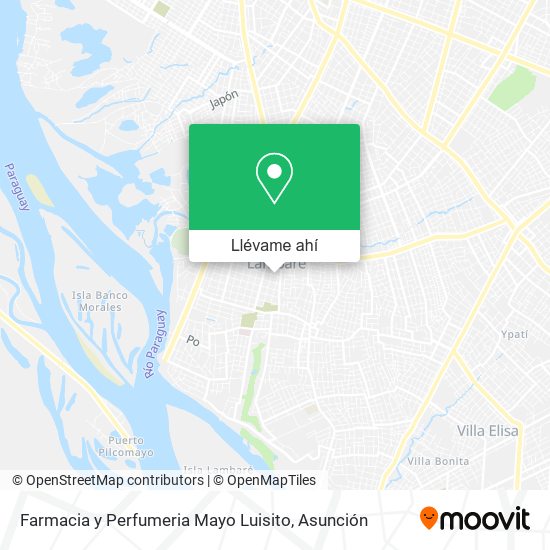 Mapa de Farmacia y Perfumeria Mayo Luisito
