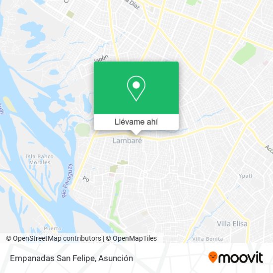 Mapa de Empanadas San Felipe