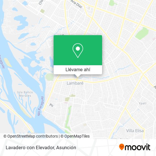 Mapa de Lavadero con Elevador