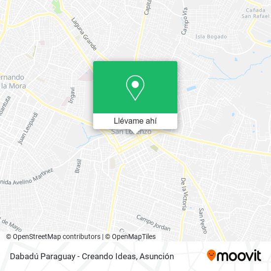 Mapa de Dabadú Paraguay - Creando Ideas
