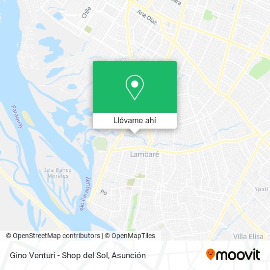 Mapa de Gino Venturi - Shop del Sol