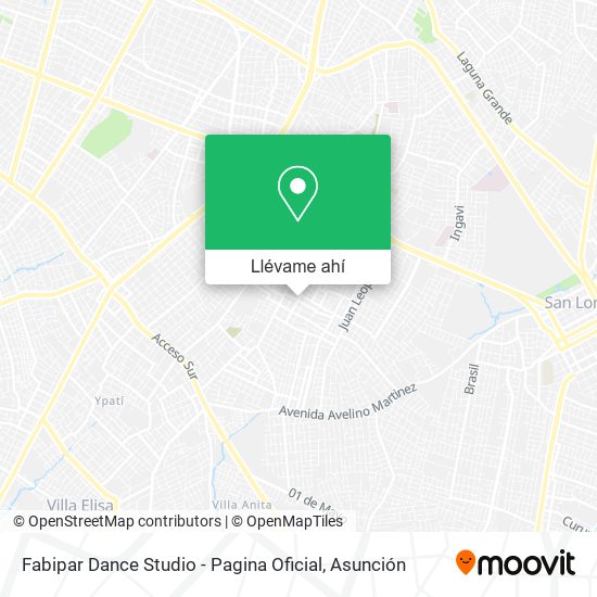 Mapa de Fabipar Dance Studio - Pagina Oficial
