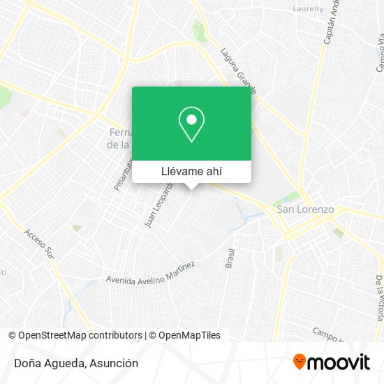 Mapa de Doña Agueda