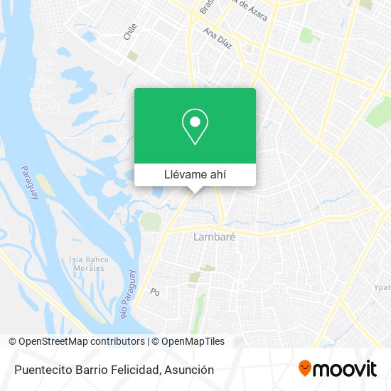 Mapa de Puentecito Barrio Felicidad