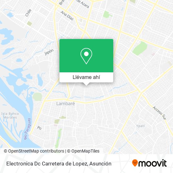 Mapa de Electronica Dc Carretera de Lopez