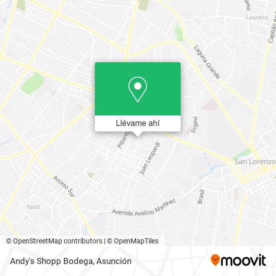 Mapa de Andy's Shopp Bodega