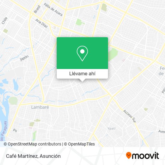 Mapa de Café Martínez