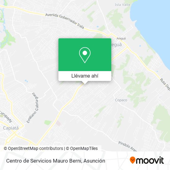 Mapa de Centro de Servicios Mauro Berni