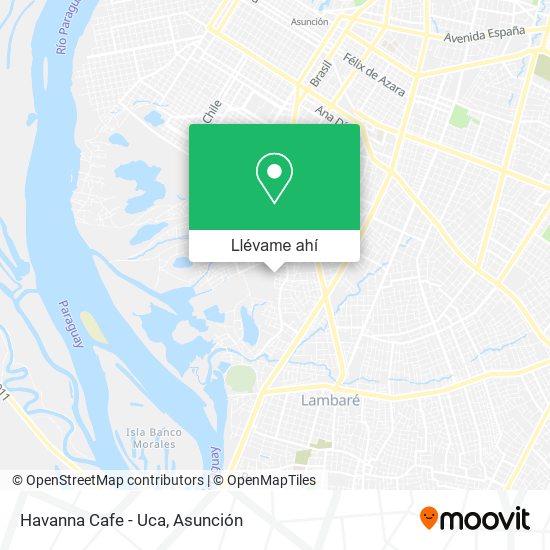 Mapa de Havanna Cafe - Uca