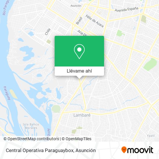 Mapa de Central Operativa Paraguaybox