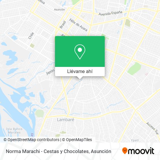 Mapa de Norma Marachi - Cestas y Chocolates