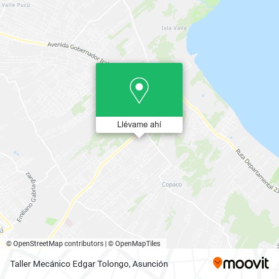 Mapa de Taller Mecánico Edgar Tolongo