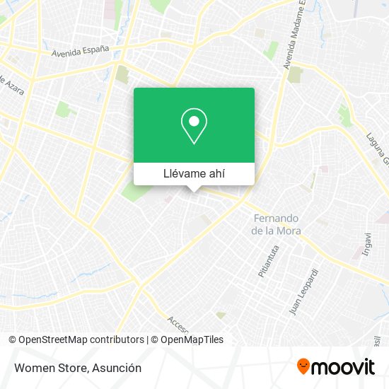 Mapa de Women Store