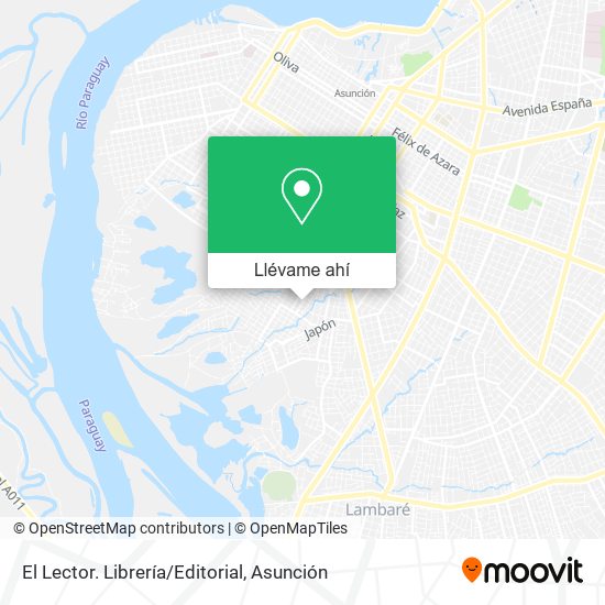 Mapa de El Lector. Librería/Editorial